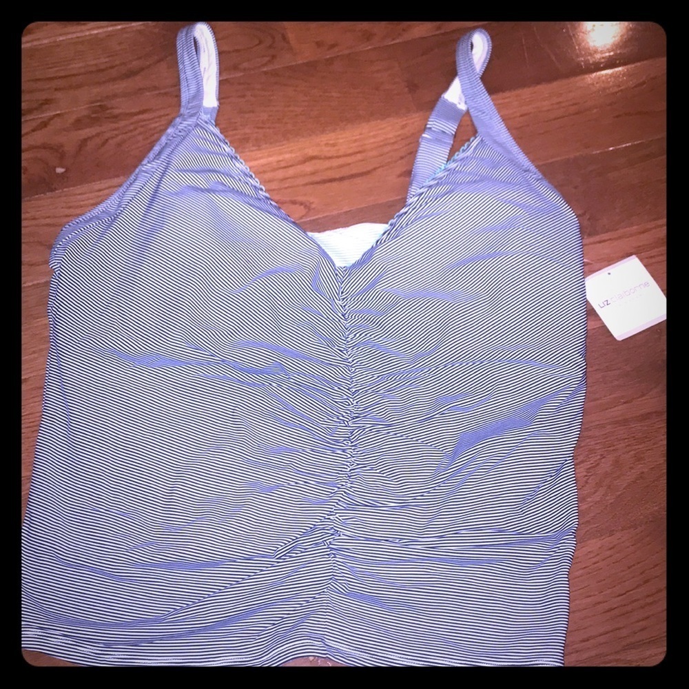 NWT Liz Claiborne swim top 20
